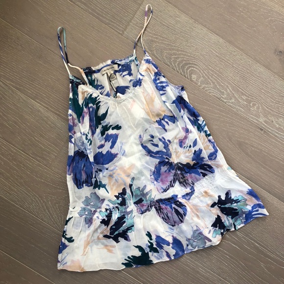 Calvin Klein Lightweight Floral Peplum Cami XS - Picture 4 of 7